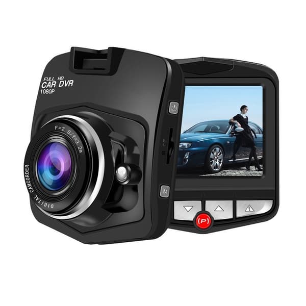 Dashcam Sugtion HD 1080P Bilkamera Nattesyn G Sensor (Sort)