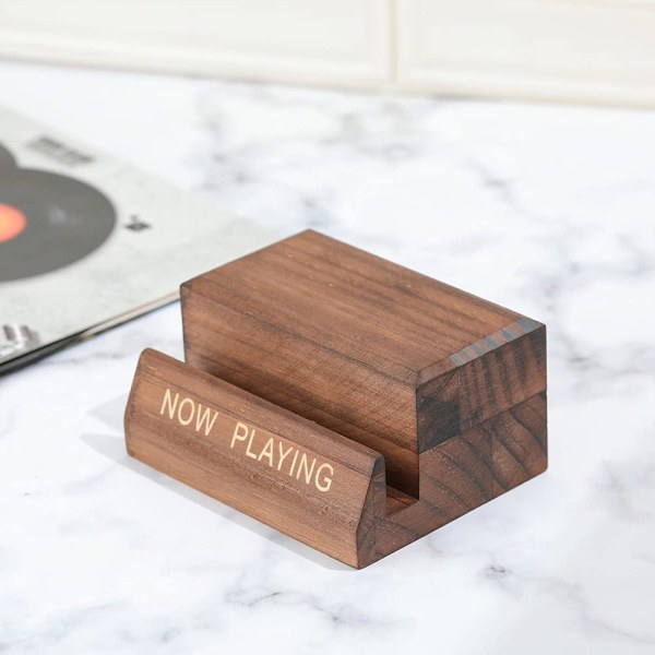 1 piece wooden record rack display stand to showcase the album