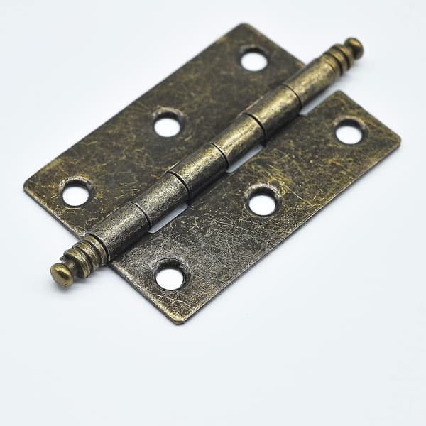 4 stk. antikke møbelhængsler, 63 mm  40 mm