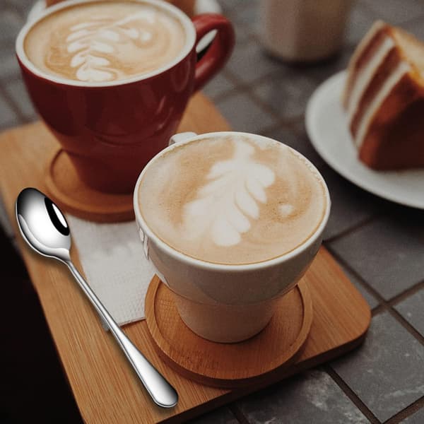 Sæt med 12 små kaffeskeer. Etc. Rustfrit stål -