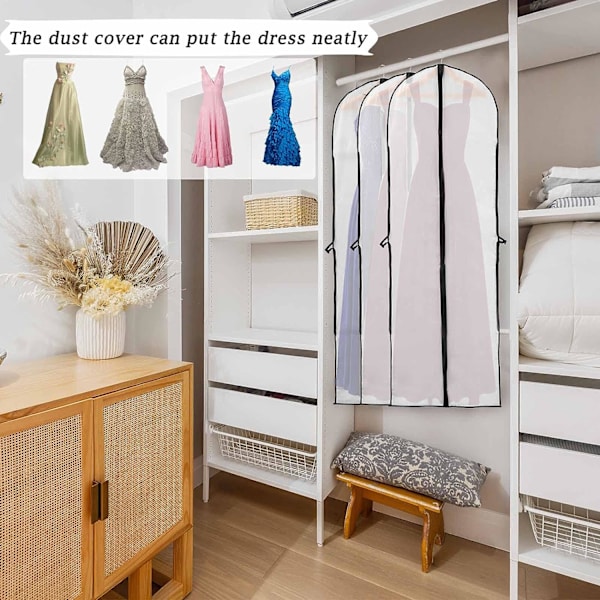 60x180cm (1 stk) Brudekjole Cover Lang Robe Cover til Brud og B