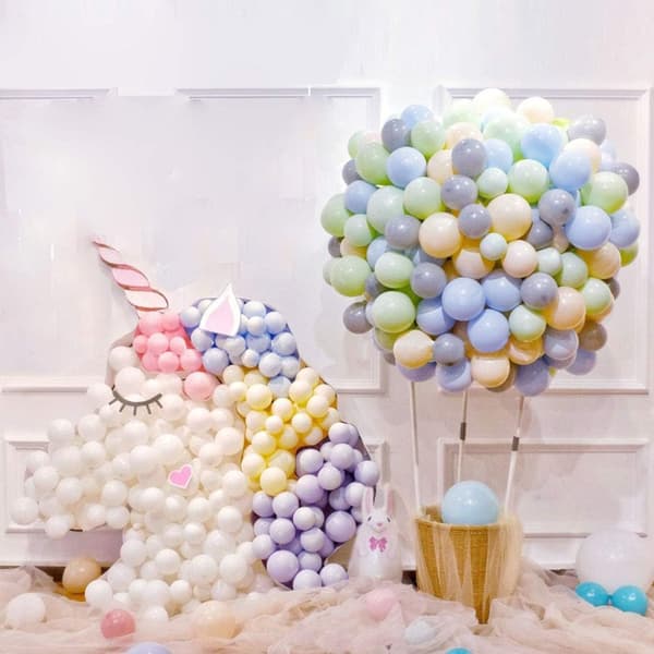 5 tommer Mini Pastel Latex Balloner 200stk Assorterede Macaron Candy C