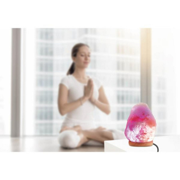 BMini LED Farveskiftende Himalayasaltslampe