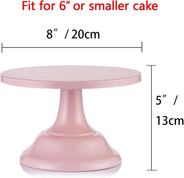 Rosa kakefat, Bryllupsdessertkake 20 cm runde kakefat