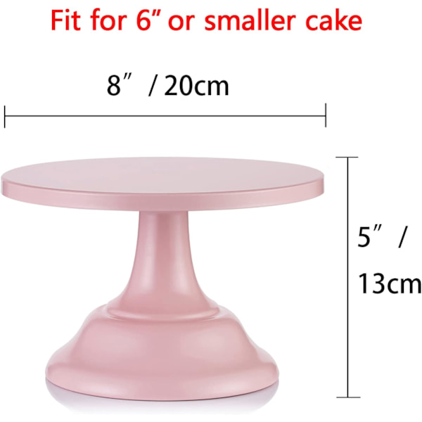 Vaaleanpunaiset kakkutelineet, Hääkakku 20 cm pyöreä kakkuteline