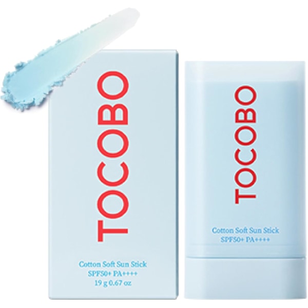 [TOCOBO] Blød Bomuldssolbar SPF50+ PA+++ 0,67 oz / 0,67 oz | Naturlige ingredienser, anti-sebum, blød mat fornemmelse