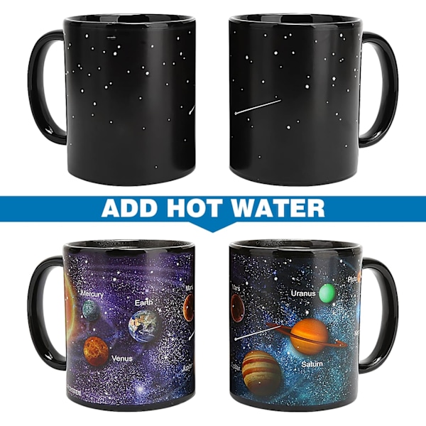 Termisk Effekt Fargeskiftende Kaffe Kopp Drikkekopp Gaver 330