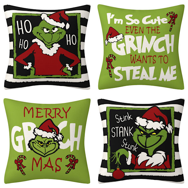 Grinch Juleputetrekk Hjemmedekor
