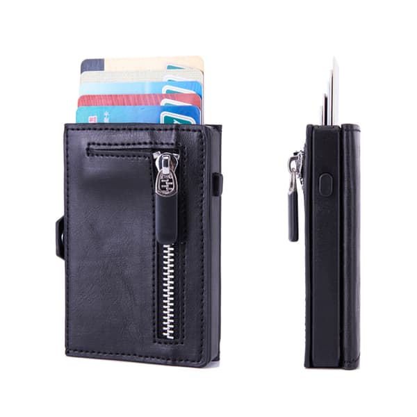 （Musta Nahka）Stealth Wallet - Minimalistinen Lompakko