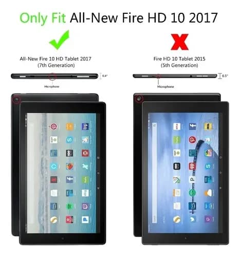 Amazon Fire HD10 2019/2017 Tabletin Nahkainen Kotelo
