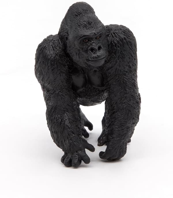 Handmålad - Figur - Vilda Djur - Gorilla - 50034 - Samlarobjekt - för Barn - Passar för Pojkar och Flickor