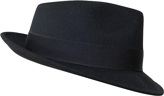Fedorahatt - 100% Ullfilt - Foldbar for Reiser - Vann