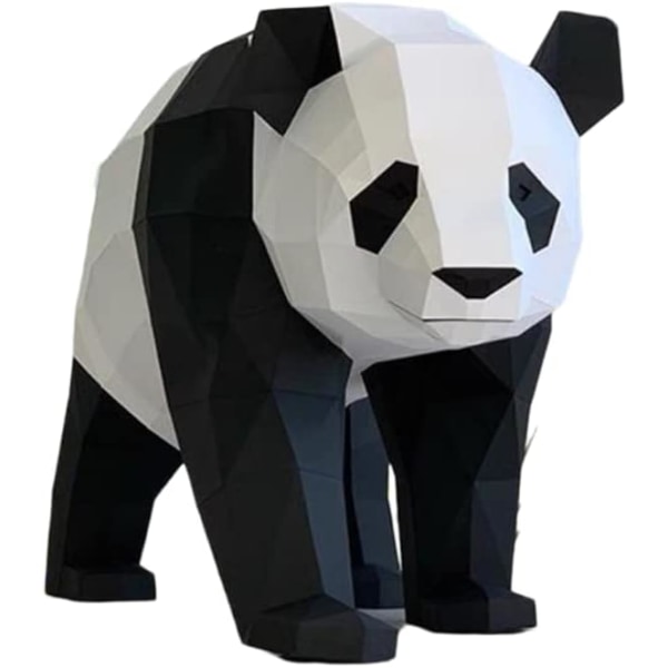 1 stk 3D DIY Papir Model Panda Skulptur Hjem Dekorationer Puslespil