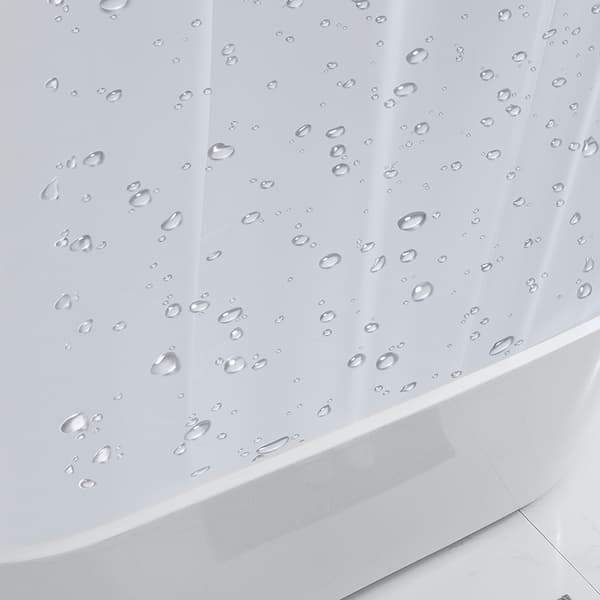 Duschdraperifoder, transparent - 68\" x 68\" - PEVA 8G Duschdraperier