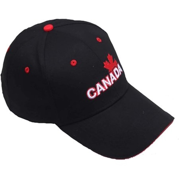 Cap Kanada flagga Hatt Justerbar Maple Leaf broderad