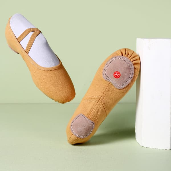 Ballet Sko til Kvinder og Piger 22cm, Dansesko til Kvinder, Canvas