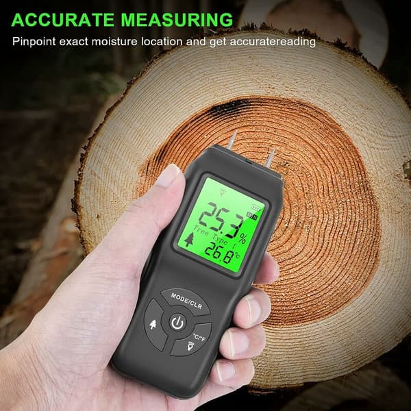 Digitalt termometer hygrometer, LCD digitalt termometer med prob