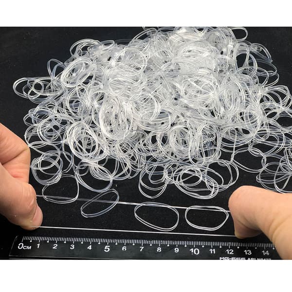 Elastiska hårband för kvinnor, 500 st elastiska hårband för kvinnor