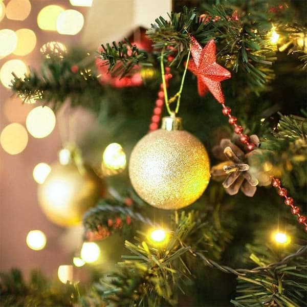 36 stk Julekuler Ornamenter til Juletreet -