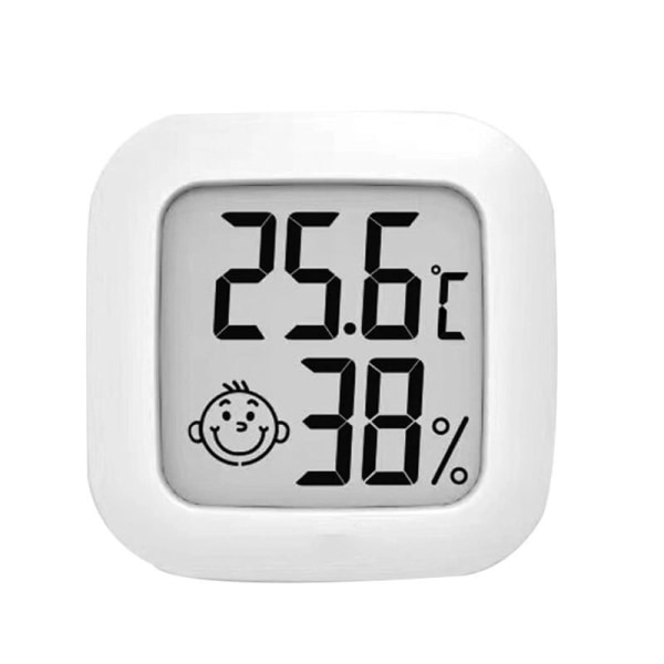 Mini One-piece LCD termometer, digitalt hygrometer termometer,