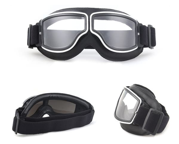 Sort Stel + Sort Læder Transparent Ark Cykel Ski