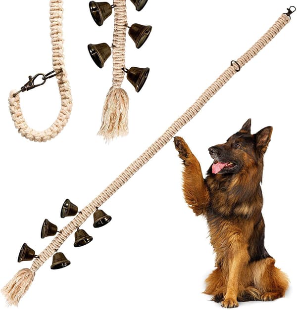 Hundträningklocka Doggy Cutter PET dörrklocka flätad