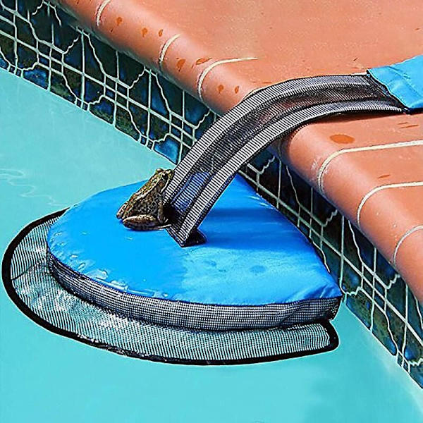 Flytande ramp för räddning av djur i pool