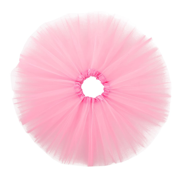 1 rosa lagert tutu för stretch