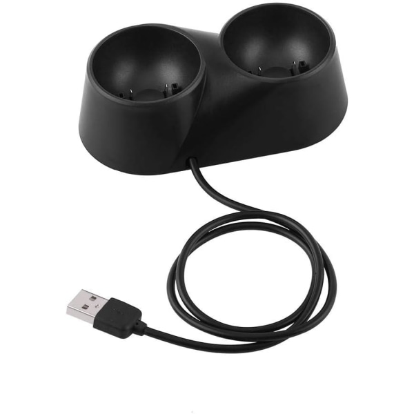 USB Dual Charging Dock Stand för Playstation PS4 VR Controller,