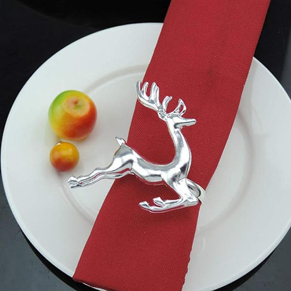 8 st julservettringar, renar, jul