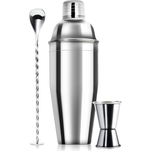 24oz Cocktail Shaker Bar Sæt - Professionel Margarita Mixer Drikkeshaker og Måleske & Blandeske Sæt -