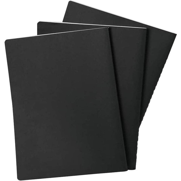 Skitsebog Tom skitsebog med sort vellum-omslag til