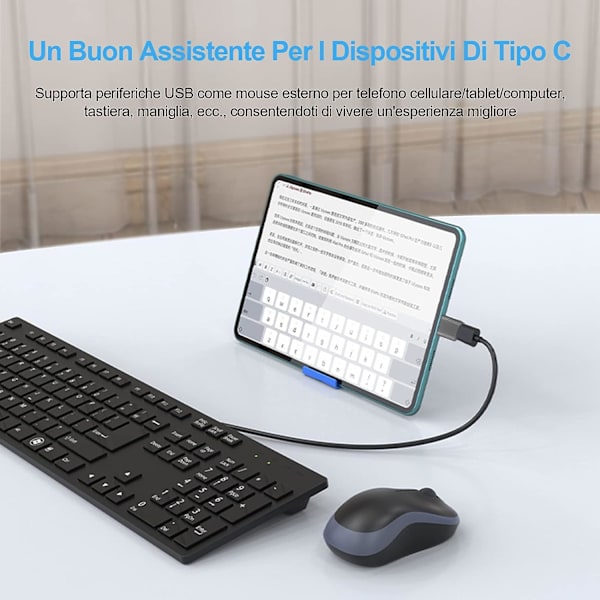 USB 3.0 til USB C Adapter, USB C Han til USB A Hun OTG