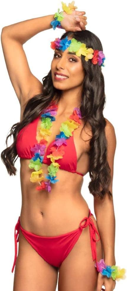 Rainbow Hawaii -setti, 4 osaa, asuste, kesä, ranta