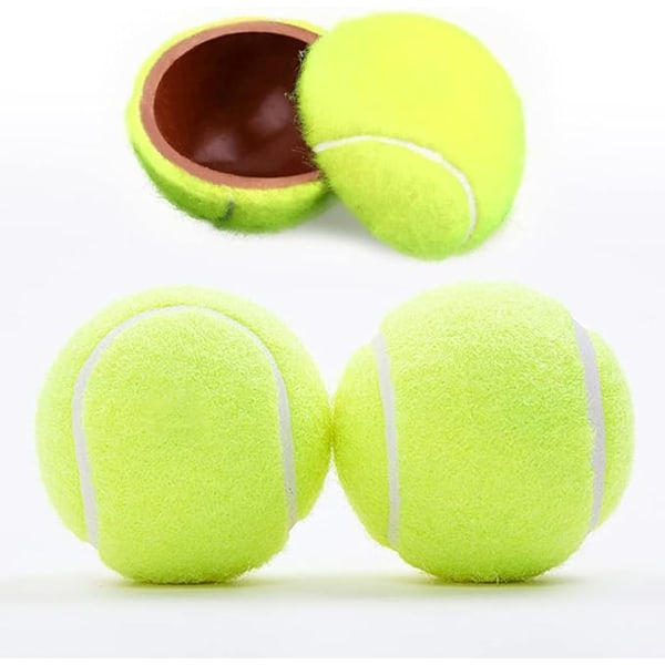 6st tennisboll studsboll grön tennis träningsövning