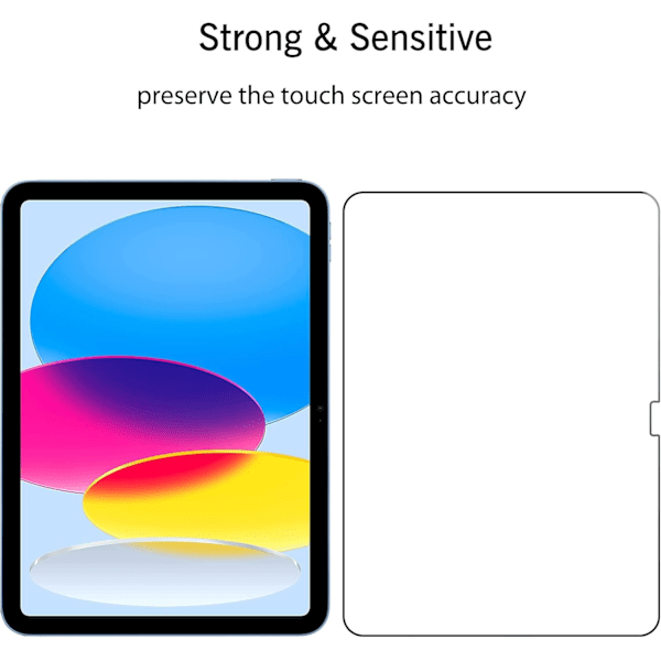 2-pack skärmskydd för iPad 10:e generationens 10,9-tums skärm