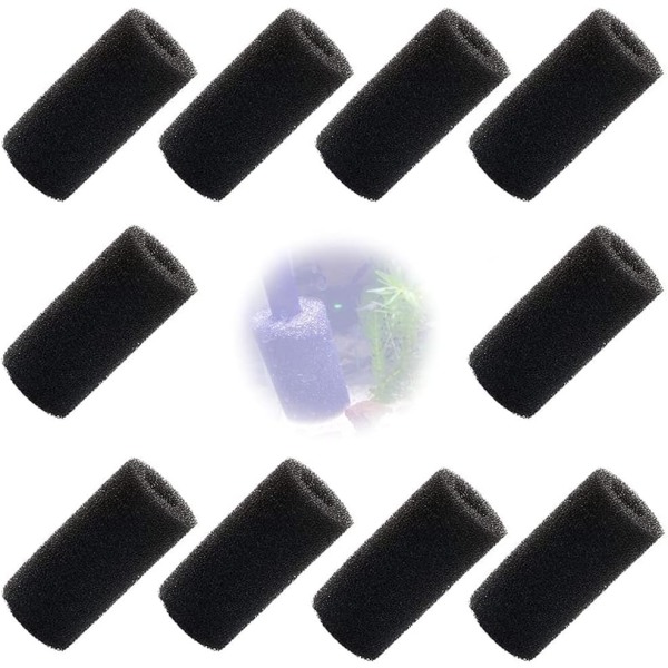 10 stk. Forfilter Svamp for Akvarium, 80*15 mm, Biokjemisk Fi