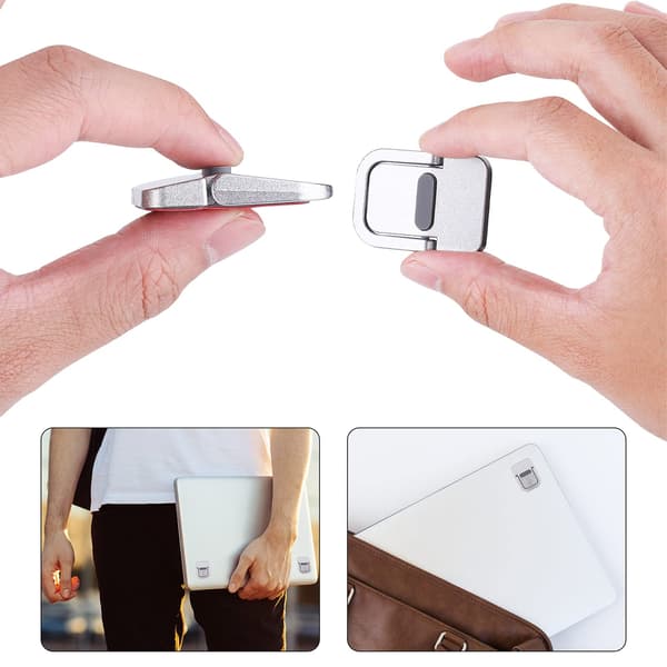 1 set med 2 bärbara laptopstativ