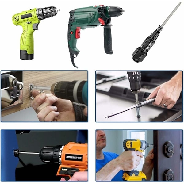 11 osainen sarja - 100 mm pitkät Torx-kärjet ruuvimeisselille ja sähköruuvimeisselille