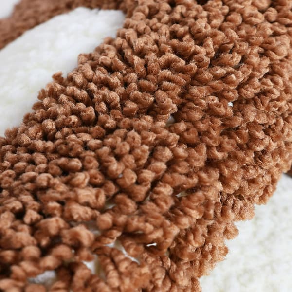 Lys grå badematte, sklisikker baderomsmatte, absorberende badematte
