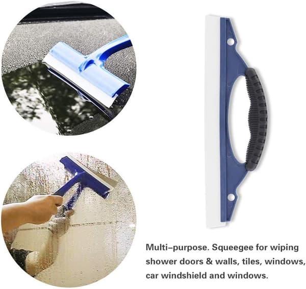 1 stk Blå Bruse Squeegee, Vindue og Dør Glas Squeegee