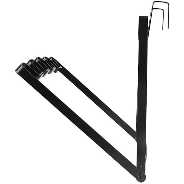 1 Stk Sort Dørryg Affaldsposeholder Organizer Foldbar