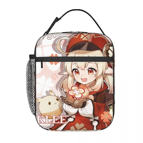Genshin Impact Klee Isoleret Frokostposer Til Camping Rejse Anime Spil Vandtæt Køler Termisk Bento Box Kvinder Børn 10