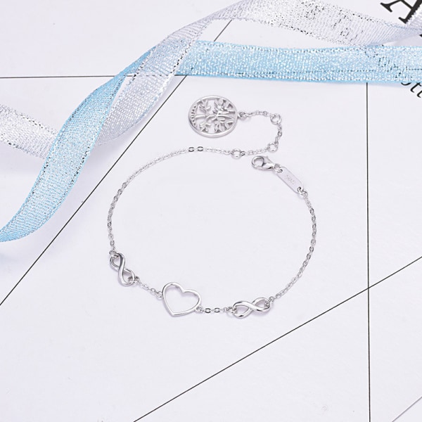 Justerbart armband i 925 sterling silver för kvinnor och flickor