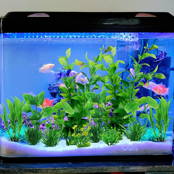 Akvarium Dekoration Växt, Gröna Konstgjorda Växter Akvarium