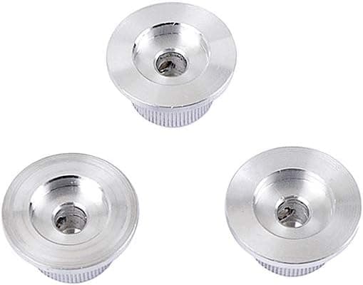 3 stk metall gitar kontrollknapper, 6mm 6,4mm skaft hull, strat
