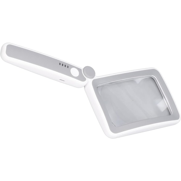 Håndholdt forstørrelsesglass 4X forstørrelse 10 LED-lys