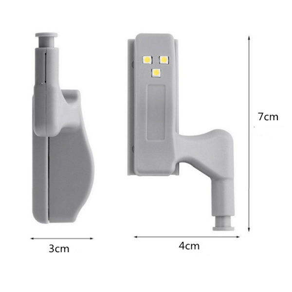 5 st LED-hänglampor för skåp, förvaring, dämpning, skåp