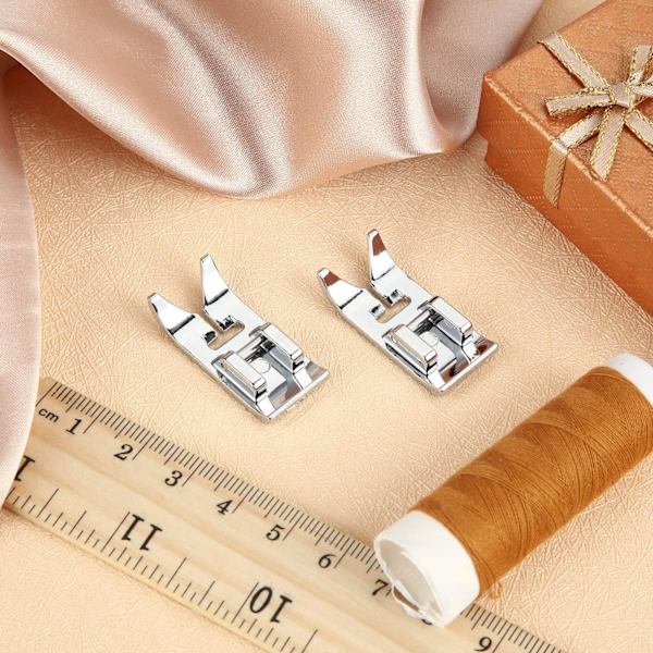 2 stycken (2*1*0.5cm) Symaskinsfot Symaskin Tryckfot