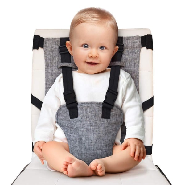 1st grått Säkerhetsbälte för matstol för barn, baby